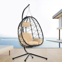 Martha Stewart Outdoor Hanging Egg Chair Wayfair